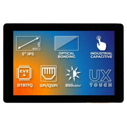 Display TFT 5" 800x480 LED RGB EVE4 | Electronic-mag.ro | Componente Electronice