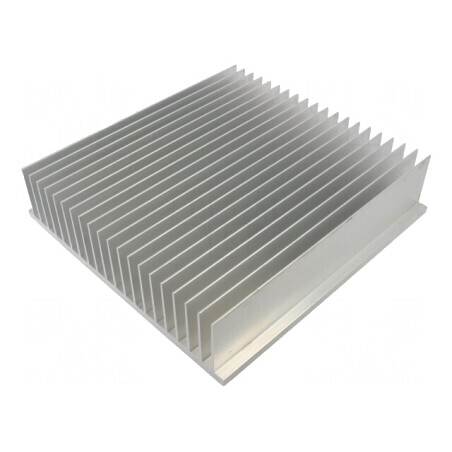 Radiator Aluminiu Extrudat HS300 254mm x 247,65mm Natural | Electronic-mag.ro | Componente Electronice