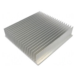 Radiator Aluminiu Extrudat HS300 254mm x 247,65mm Natural | Electronic-mag.ro | Componente Electronice