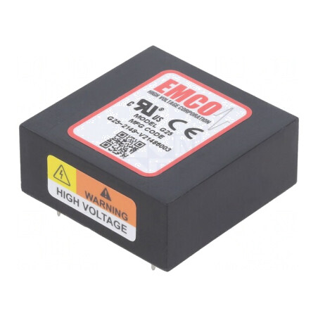 Convertor DC/DC 1.5W 12V 0-2.5kV 0.6mA G25 | Electronic-mag.ro | Componente Electronice