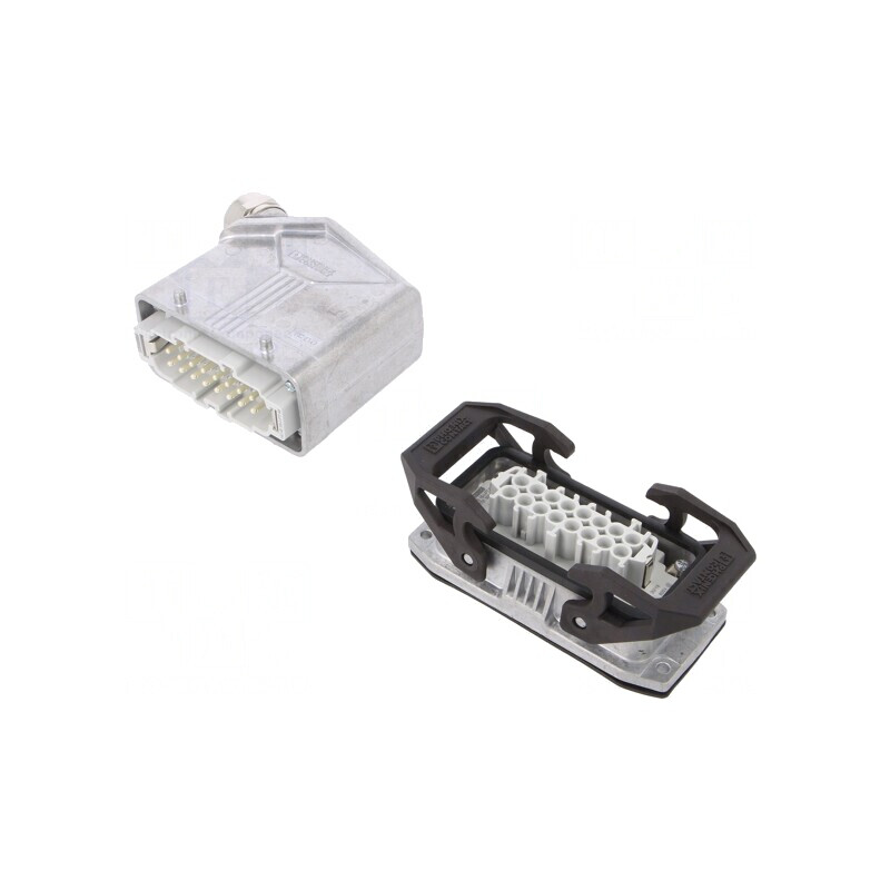Conector HDC 16P 500V 16A Tată-Mamă | Electronic-mag.ro | Componente Electronice