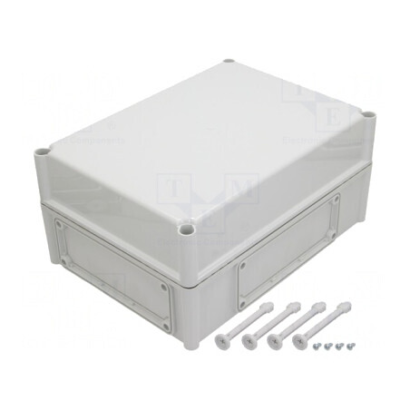 Carcasă Montare pe Perete Gri 280x380x180mm | Electronic-mag.ro | Componente Electronice