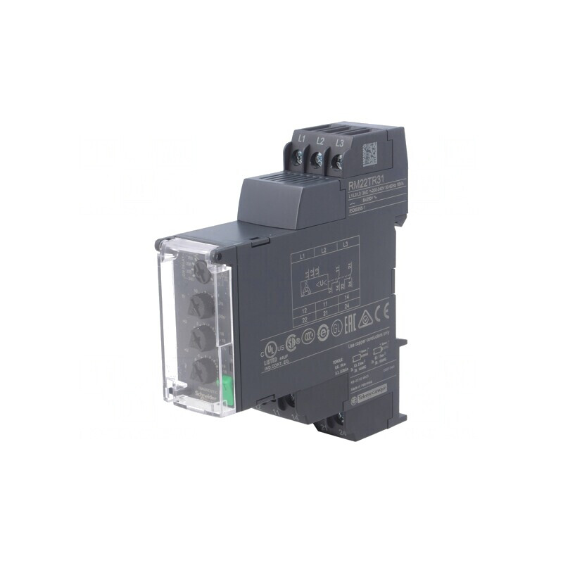 Releu Monitorizare Tensiune DIN IP40 RM22TR31 | Electronic-mag.ro | Componente Electronice