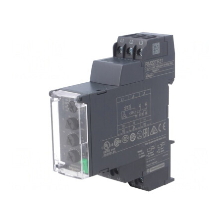 Releu Monitorizare Tensiune DIN IP40 RM22TR31 | Electronic-mag.ro | Componente Electronice