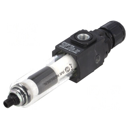 Reductor de aer comprimat 10 bar 1/4 BSP 20-50°C | Electronic-mag.ro | Componente Electronice