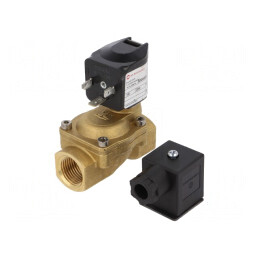 Ventil electromagnetic alamă 0,1-16bar IP65 | Electronic-mag.ro | Componente Electronice