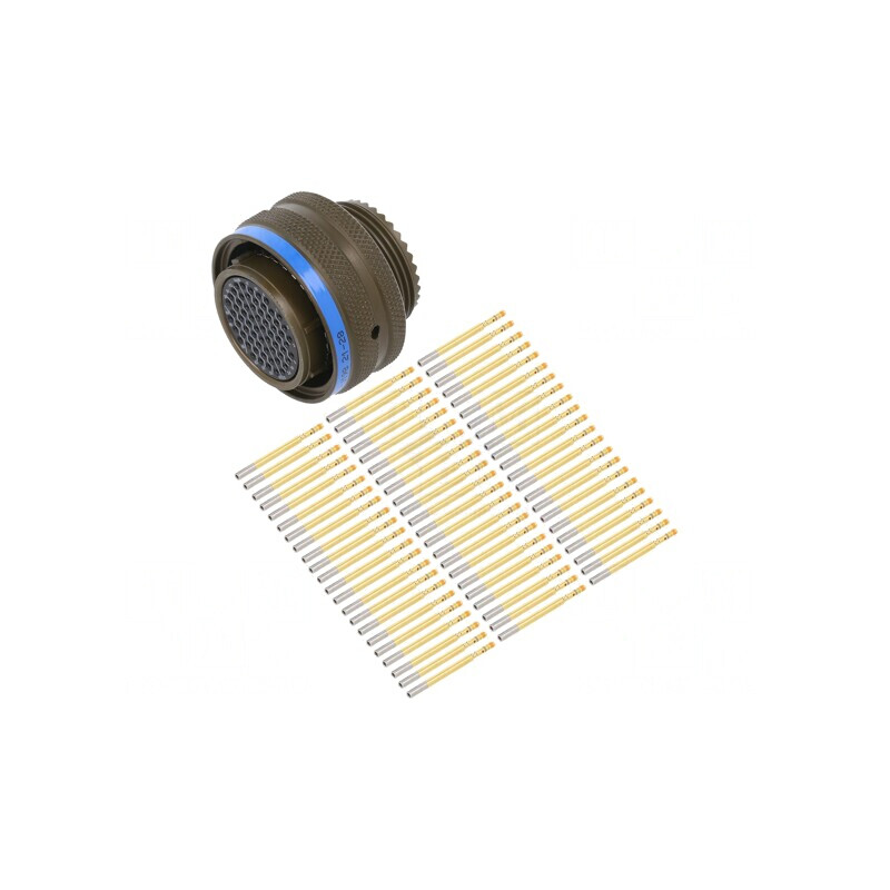 Conector Militar Aurit THT 21 Soclu Tată | Electronic-mag.ro | Componente Electronice