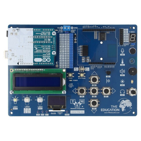 Kit Educațional Arduino GPIO I2C IrDA SPI UART USB | Electronic-mag.ro | Componente Electronice