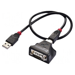 Convertor RS232/USB 1 Port IP50 42x41x22mm -40÷80°C | Electronic-mag.ro | Componente Electronice