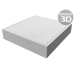 Carcasă: standard 19" | 1U | Mat.carc: aluminiu | Y: 203mm | X: 211mm | RM1U0808SBK