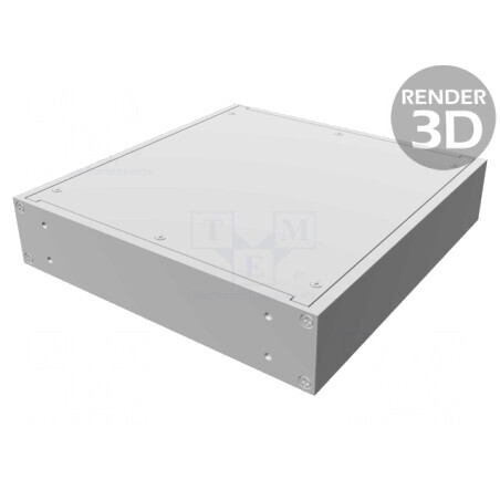Carcasă Aluminiu 1U Standard 19" | Electronic-mag.ro | Componente Electronice