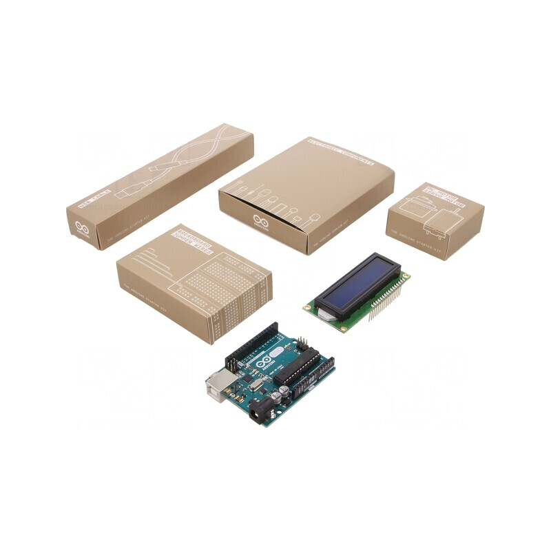 Arduino Starter Kit German, ATMEGA328, 5VDC, ICSP, USB B, Soclu Pini | Electronic-mag.ro | Componente Electronice Arduino Starter Kit German, ATMEGA328, 5VDC, ICSP, USB B, Soclu Pini | Electronic-mag.ro | Componente Electronice