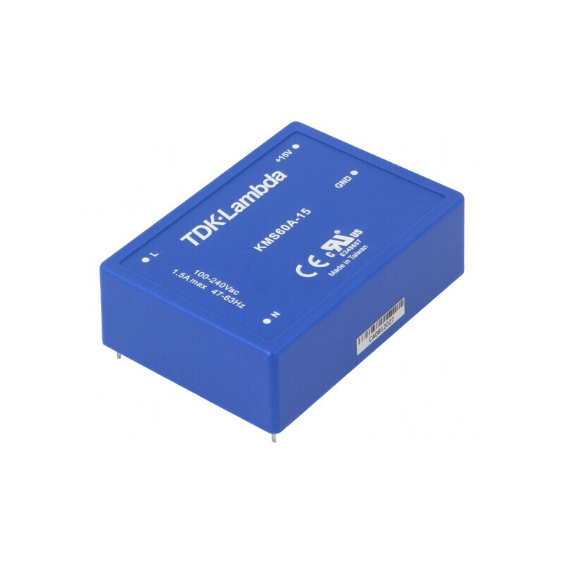 Convertor AC/DC 60W 15VDC KMS60A-15 | Electronic-mag.ro | Componente Electronice Convertor AC/DC 60W 15VDC KMS60A-15 | Electronic-mag.ro | Componente Electronice