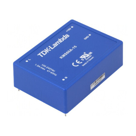 Convertor AC/DC 60W 15VDC KMS60A-15 | Electronic-mag.ro | Componente Electronice