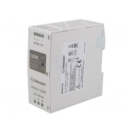 Alimentator 24VDC 5A 120W pentru Şină DIN | Electronic-mag.ro | Componente Electronice