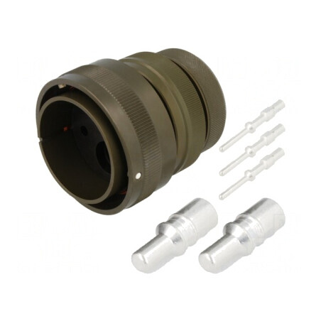 Conector Militar Mufă Tată 5 PIN 32 mm | Electronic-mag.ro | Componente Electronice