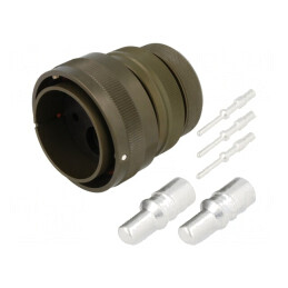 Conector Militar Mufă Tată 5 PIN 32 mm | Electronic-mag.ro | Componente Electronice
