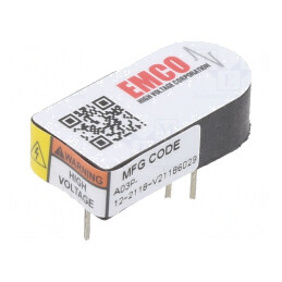 Convertor DC/DC 1W 12V la 0-300VDC THT | Electronic-mag.ro | Componente Electronice