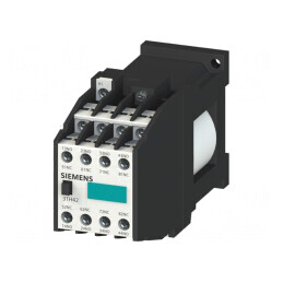 Contactor 8P 24VDC 10A pentru șină DIN