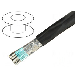 Cablu Alpha Essential C&C 10x28AWG PVC Gri Întunecat 30,5m