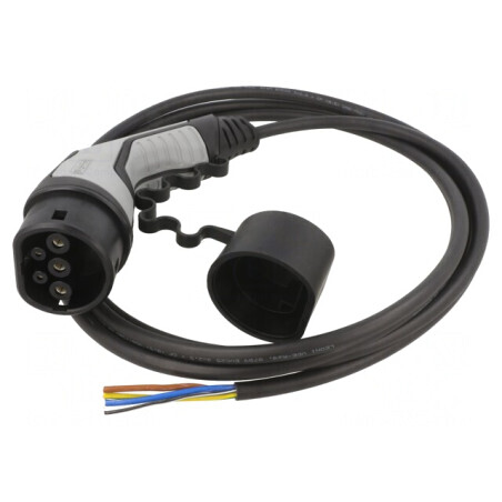 Cablu eMobility Tip 2 4m 20A Monofazat 250V 5kW IP44 | Electronic-mag.ro | Componente Electronice