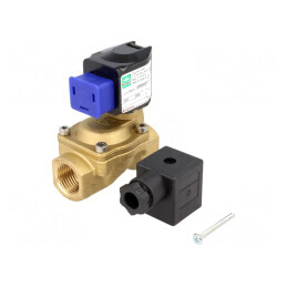 Ventil electromagnetic alamă 16bar IP65 NBR | Electronic-mag.ro | Componente Electronice