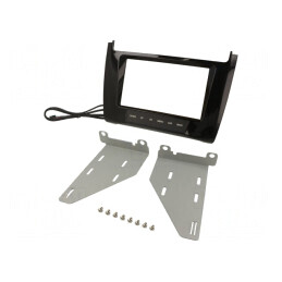 Cadru Radio VW 2 DIN Negru Lucios | Electronic-mag.ro | Componente Electronice