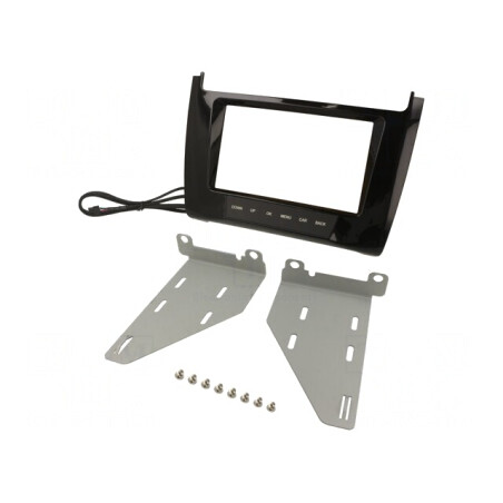 Cadru Radio VW 2 DIN Negru Lucios | Electronic-mag.ro | Componente Electronice