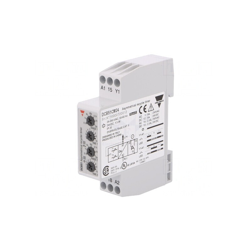 Timer DCB51CM24 24-240VAC IP20 | Electronic-mag.ro | Componente Electronice Timer DCB51CM24 24-240VAC IP20 | Electronic-mag.ro | Componente Electronice