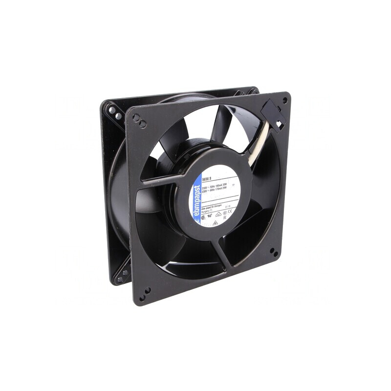 Ventilator AC Axial 230V 135x135 mm 235m3/h Negru | Electronic-mag.ro | Componente Electronice