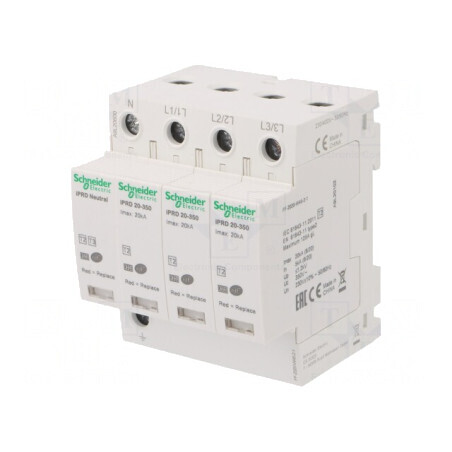 Limitator de Supratensiuni Tip 2 pentru Șină DIN, 3 Poli, N | Electronic-mag.ro | Componente Electronice