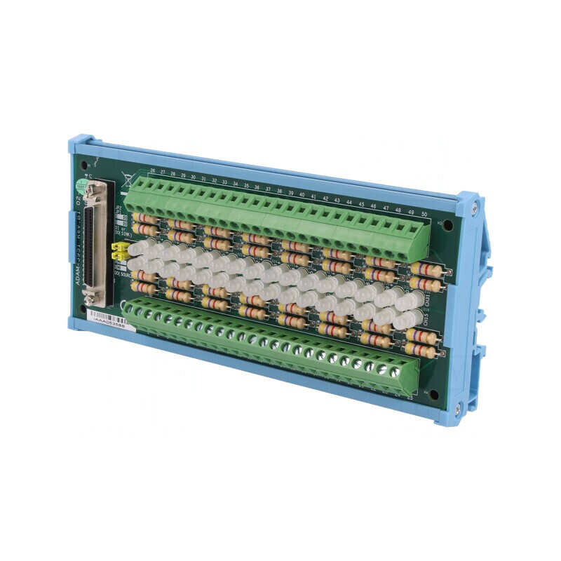 Bloc Terminal Șină DIN SCSI-II 50pin PCI-1752U ADAM-3951-BE | Electronic-mag.ro | Componente Electronice