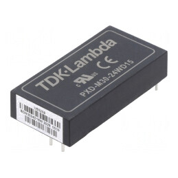 Convertor DC/DC 30W 9-36V la 15V/-15V THT PXD-M30-24WD15 | Electronic-mag.ro | Componente Electronice