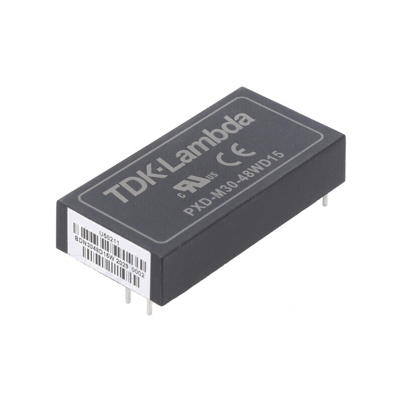 Convertor DC/DC 30W 18-75V la 15V / -15V | Electronic-mag.ro | Componente Electronice