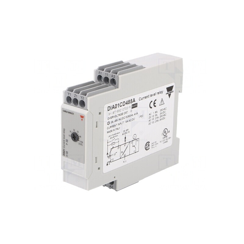 Releu Monitorizare Curent AC/DC SPDT DIA01CD485A | Electronic-mag.ro | Componente Electronice Releu Monitorizare Curent AC/DC SPDT DIA01CD485A | Electronic-mag.ro | Componente Electronice