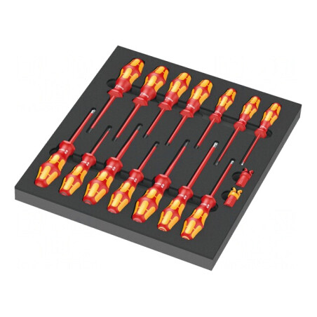 Kit Șurubelnițe Izolate 1kVAC WERA 16 Bucăți | Electronic-mag.ro | Componente Electronice