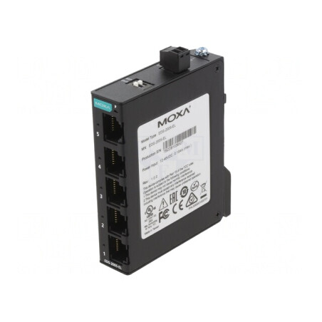Switch Ethernet 5 Porturi 9.6-60VDC | Electronic-mag.ro | Componente Electronice