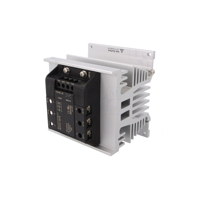 Releu Semiconductor 75A 3-Fazat Panou 24-240VAC | Electronic-mag.ro | Componente Electronice