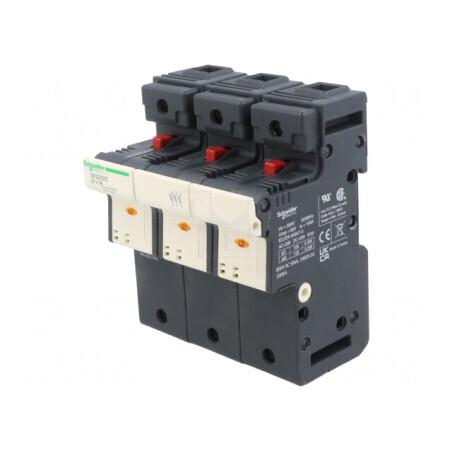 Suport Siguranță pentru Șină DIN Poli 3 | Electronic-mag.ro | Componente Electronice