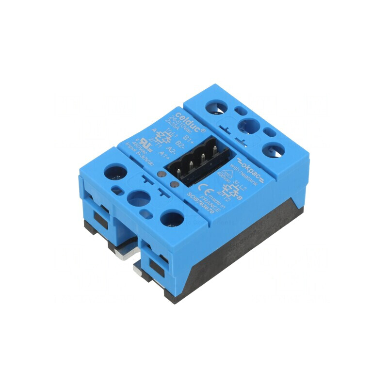 Releu Semiconductor 2-Fazat 35A 24-510VAC | Electronic-mag.ro | Componente Electronice