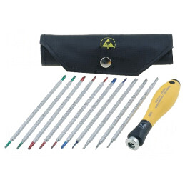 Kit Șurubelnițe Imbus, Phillips, Plată, Torx ESD, 11 Buc. | Electronic-mag.ro | Componente Electronice