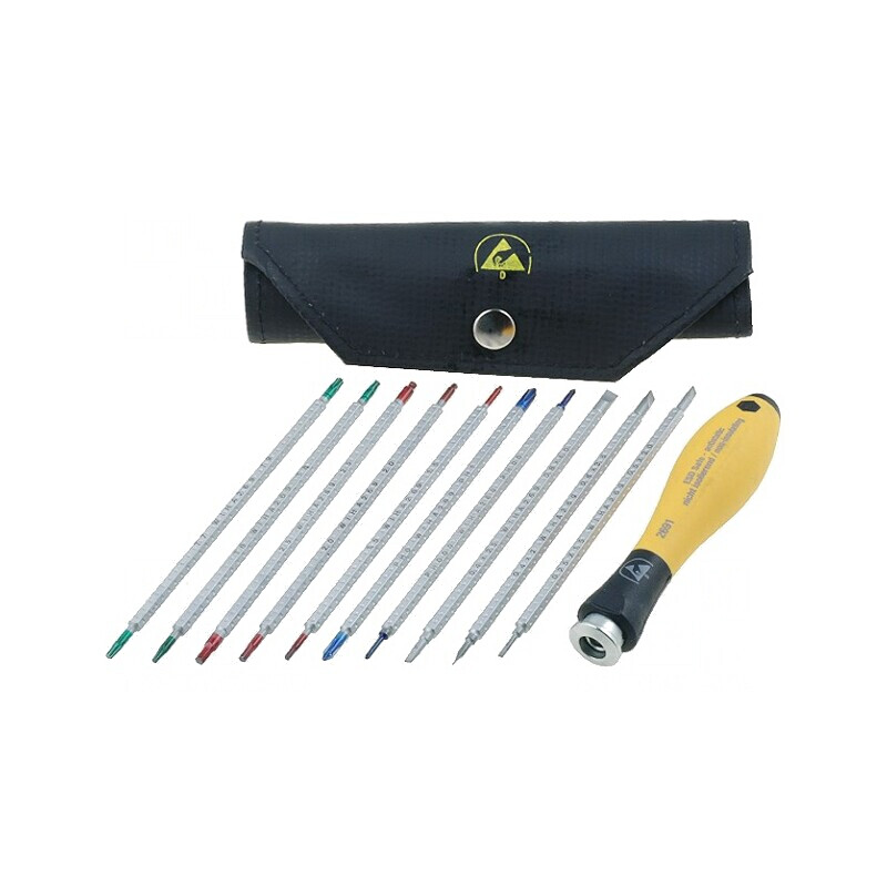 Kit Șurubelnițe Imbus, Phillips, Plată, Torx ESD, 11 Buc. | Electronic-mag.ro | Componente Electronice