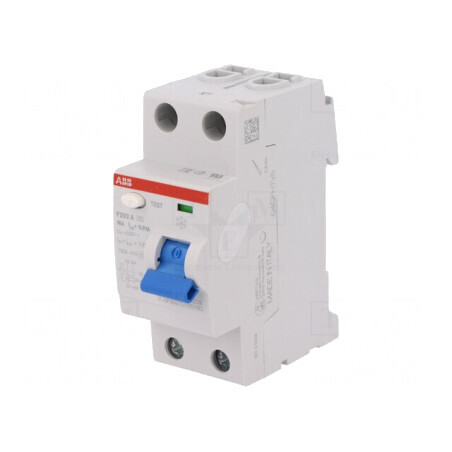 Întrerupător diferenţial Inom: 16A Ires: 10mA Poli: 2 400VAC, 2CSF202101R0160 | Electronic-mag.ro | Componente Electronice