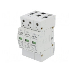 Limitator de Supratensiuni 20kA Tip 2 3 Poli pentru Șină DIN | Electronic-mag.ro | Componente Electronice