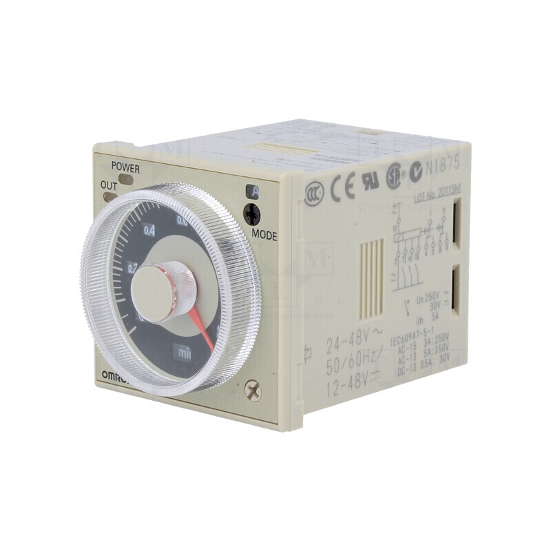 Timer Programabil DPDT 0,05s-300h 24-48VAC/12-48VDC IP40 | Electronic-mag.ro | Componente Electronice Timer Programabil DPDT 0,05s-300h 24-48VAC/12-48VDC IP40 | Electronic-mag.ro | Componente Electronice