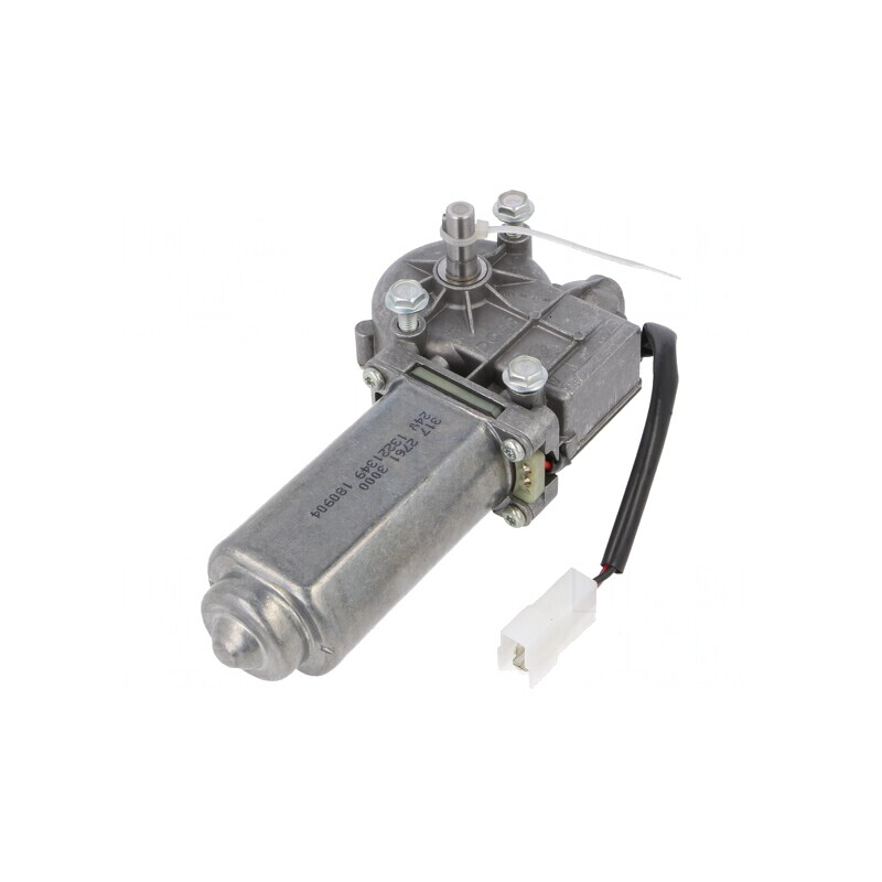 Motor DC 24V 25rpm Transmisie cu Melc 4Nm IP40 1.1A | Electronic-mag.ro | Componente Electronice