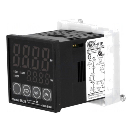 Regulator Temperatură Pt100 SPST-NO E5CB-R1P 100-240AC | Electronic-mag.ro | Componente Electronice
