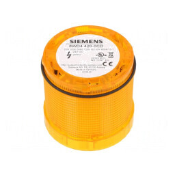 Semnalizator LED Galben 24V IP65 70x65mm | Electronic-mag.ro | Componente Electronice