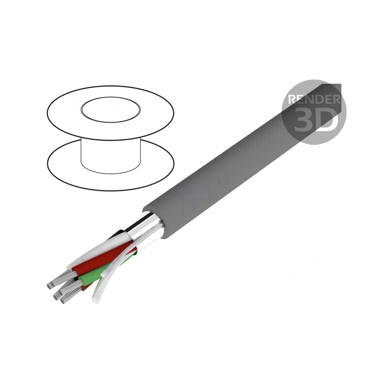 Cablu Ecranat Alpha Essential 5x24AWG PVC