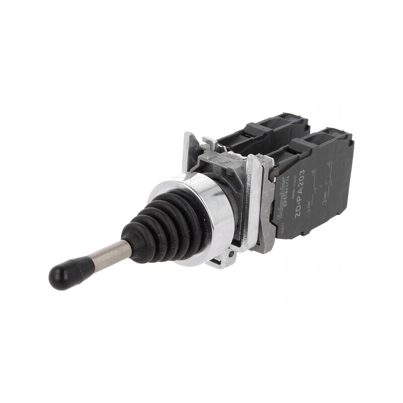 Joystick Comutator 22mm 1NO Negru | Electronic-mag.ro | Componente Electronice